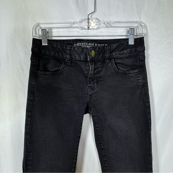 American Eagle Outfitters Super Stretch Black Jeggings - Short - Picture 2 of 7